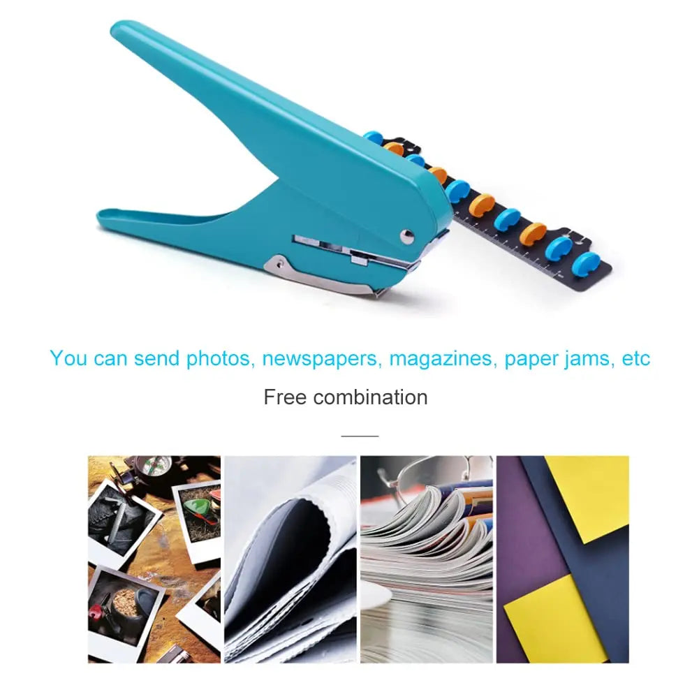 Creative mushroom hole puncher disc ring binding knife T-type puncher handmade DIY tool office stationery
