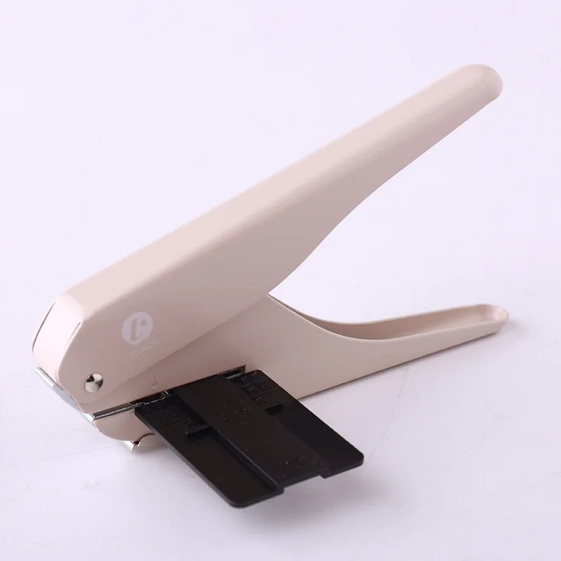 Creative mushroom hole puncher disc ring binding knife T-type puncher handmade DIY tool office stationery