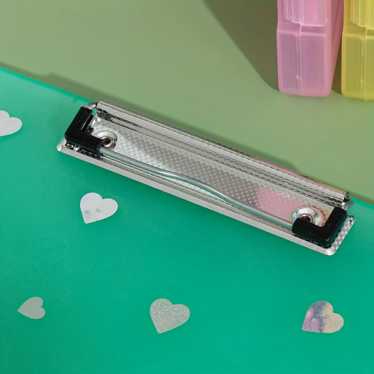 2-in-1 A4 File Box Folder, Large Capacity Plastic PP Document Holder with Pen Slot,Office Storage Organizer for Papers and Exams