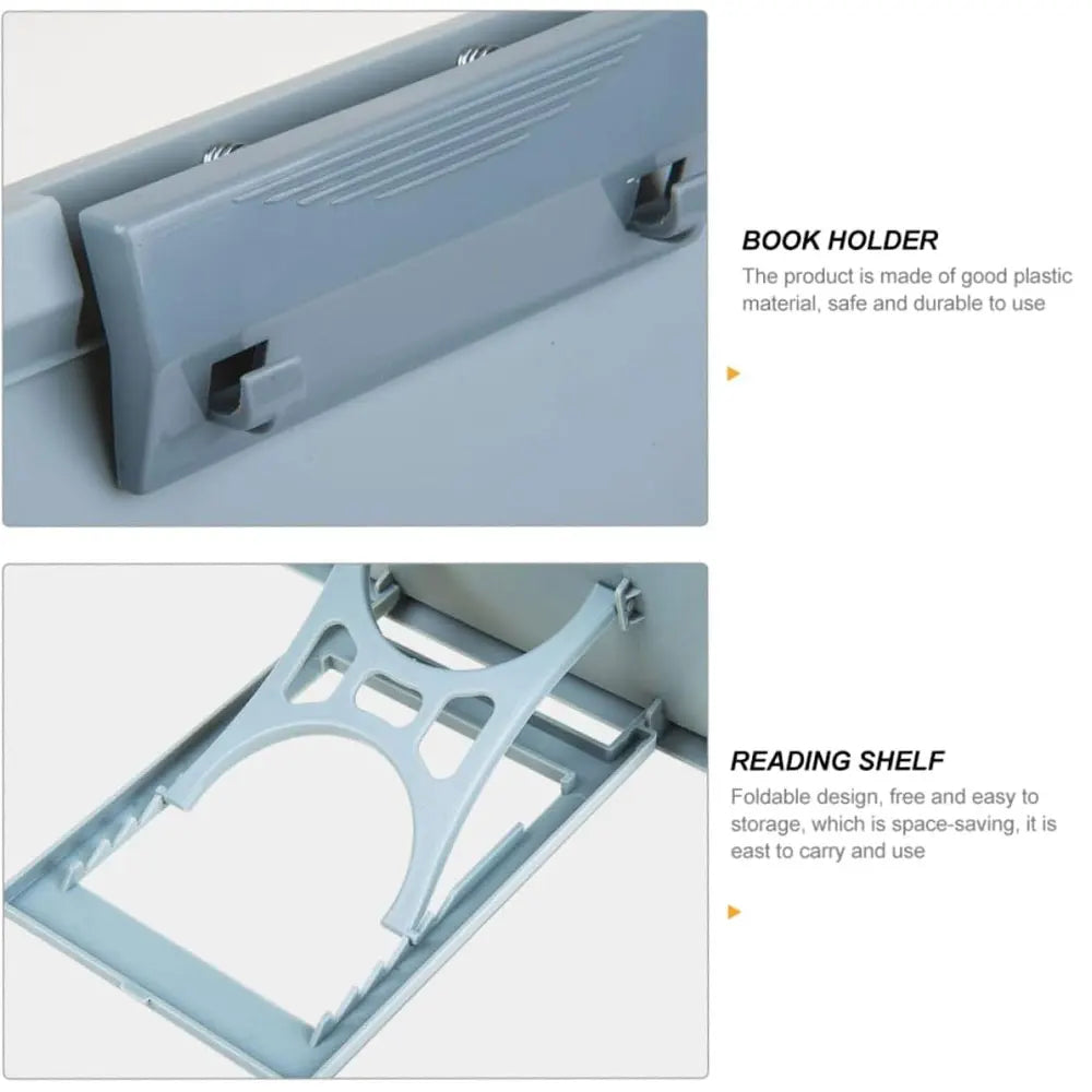 1PC gray A4 plastic document holder, desktop document holder, vertical folder, office supplies.