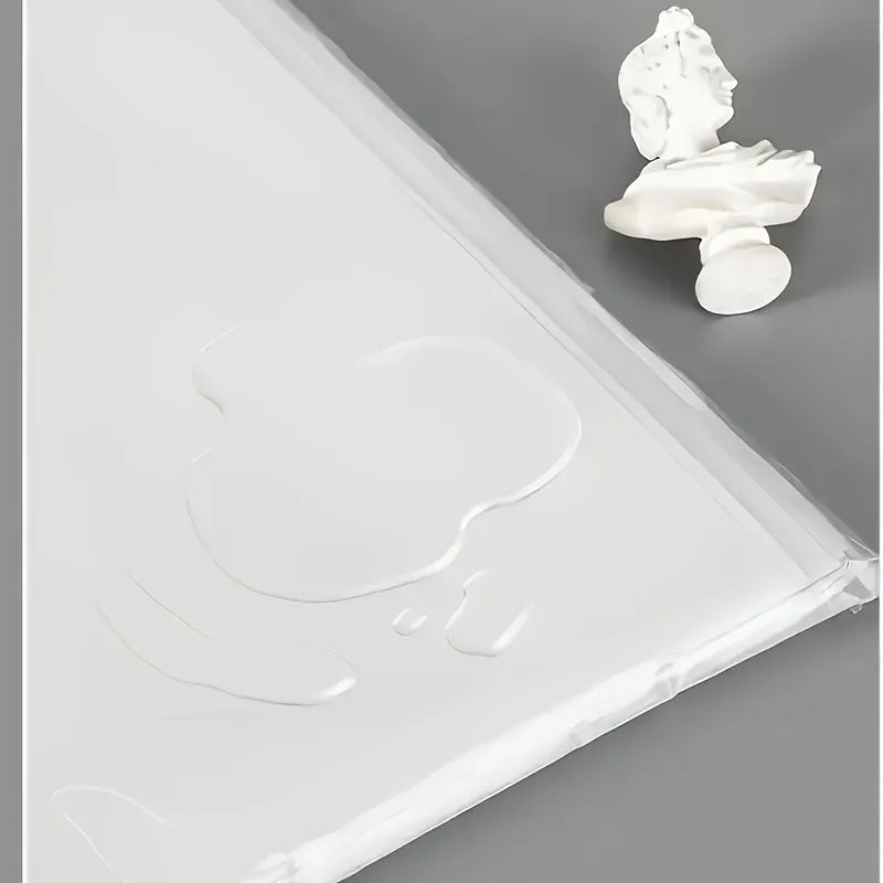 10/15/20pcs A3 Clear Document Holders with Snap Closure - Waterproof Plastic Storage Pouches for Architectural Drawings, Prints